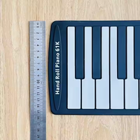 Portable 61-Key Keyboard Musical Instrument Piano Keyboard Hand Roll Piano
