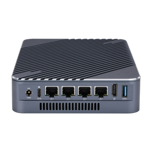 Qotom NAS Storage 4 ช่องใส่ฮาร์ดดิสก์ขนาด 2.5 นิ้ว พร้อมพอร์ต LAN กิกะบิต 4 ช่อง มินิพีซี ไฟร์วอลล์เซิร์ฟเวอร์ 4 ช่องใส่ M.2 SSD เซิร์ฟเวอร์จัดเก็บข้อมูล NAS - Product Image 1