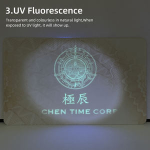 Carte de certificat d'authenticité de haute sécurité personnalisée pour les bijoux, les montres, les cartes de garantie VIP en PVC, impression - Product Image 4