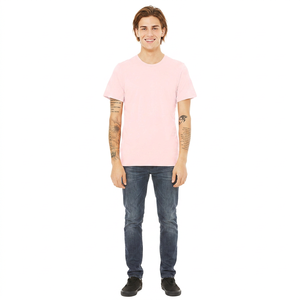 Camiseta de Cuello Redondo de Algodón 100%, Corte Regular, Manga Corta, Lisa y Transpirable - Product Image 1