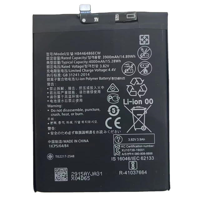 High Quality HB446486ECW 4000mAh SCUD-WT-N6 Li-ion Battery for Mobile Phone Original Replacement in Stock