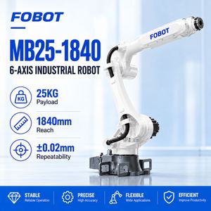 Bras robotisé industriel FOBOT MB25-1840 à 6 axes, charge utile de 25 kg, portée de 1840 mm, répétabilité de 0,02 mm pour l'automatisation en usine - Product Image 1