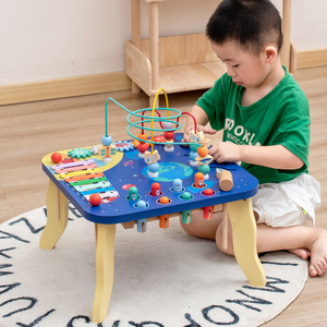 Nouvel arrivage de meubles en bois pour enfants d'âge préscolaire, Mini Table à manger et chaises pour anniversaire - Product Image 2