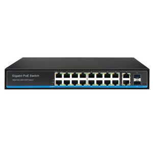 CCTV 16 port 10/100/1000Mbps BT 2 Gigabit Uplink ve SFP (POE1622SFP-3) ile PoE ağ anahtarı