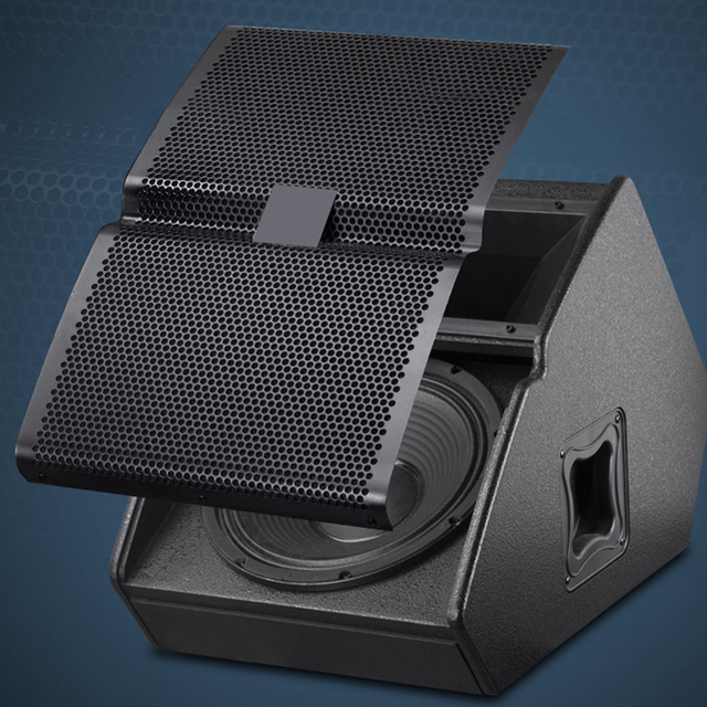 TX1152FM 15inch Full Range Wedge Professional Passive Monitor Speakers Sound System Audio Stage Monitor Speaker