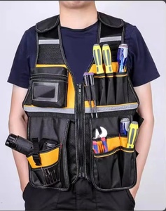 Giubbotto di alta qualità per attrezzi da lavoro per elettricista facile da riporre l'ultimo Design gilet di sicurezza per lavoro di alta qualità - Product Image 2