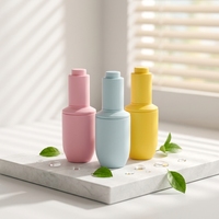 Bouteilles en verre coloré de 30ml avec compte-gouttes cosmétique à épaulement plat, emballage de soins de la peau aux huiles essentielles recyclables pour diffuseur de lotion