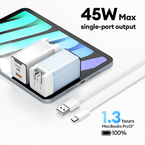 Charge rapide 65W 1A1C GaN PD pour les chargeurs <span class=keywords><strong>de</strong></span> téléphone portable <span class=keywords><strong>de</strong></span> produits électroniques ne manquent plus jamais <span class=keywords><strong>de</strong></span> batterie - Product Image 5