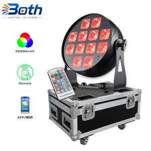 BO-PAR12 12x18W RGBAW UV LED Par Light Professional Stage Wash Light for Events and DJ Shows - Product Image 1