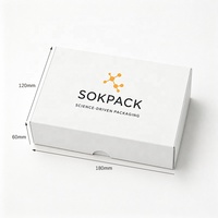 Caja de Regalo de Cartón Rígido con Logotipo Personalizado para 4 Viales de Polvo Liofilizado, Laminación Mate, Inserto de Espuma EVA, Tapa y Base para Cosméticos
