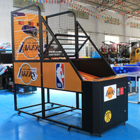 Nouvelle machine de basket-ball pliante machine de jeu de basket-ball d'arcade commerciale machine de notation de basket-ball électronique