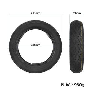 ยาง CHAOYANG 60/90-8 แบบไม่มียางใน พร้อมแถบสีเหลืองเสริมแรง สำหรับสกู๊ตเตอร์ไฟฟ้า ป้องกันการลื่นไถล ยางแบบไม่มียางใน 60 90-8 - Product Image 2