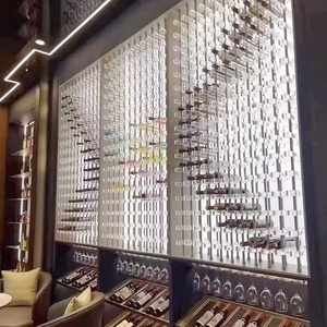 Casier à vin de luxe léger en alliage d'aluminium acrylique pour l'affichage et le stockage des restaurants de haute qualité et à bon prix - Product Image 4