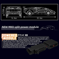 MOULD KING 13194 Auto Deportivo de Carreras, 1384 Piezas, Bloques de Construcción para Niños, Regalos, Juego de Bloques de Construcción MOC