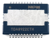 Puce d'amplificateur de puissance audio stéréo de classe D TDA8922CTH HSOP24, originale, en stock