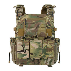 Gilet Tattico Portapiastre in Nylon 1000D Impermeabile Antifurto a Sgancio Rapido Traspirante Adatto per Piastre <span class=keywords><strong>SAPI</strong></span> M L 10*12 Pollici - Product Image 6