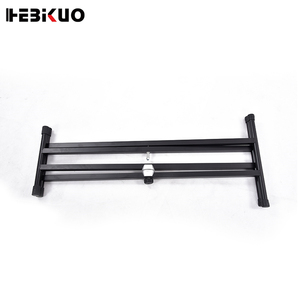 HEBIKUO Q-2XA joint en aluminium double support de clavier, <span class=keywords><strong>orgue</strong></span> électronique support d'instrument de musique - Product Image 2