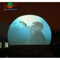 Dôme de projection gonflable 360 degrés, spectacle laser, tente de projection gonflable pour événements