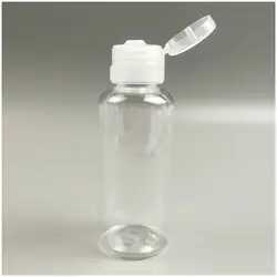 <b>Plastic</b> Flip Cap <b>Squeeze</b> <b>Bottle</b> 50ml/100/250ml Round Transparent Personal Care Lotion Cleansing Oil Pet <b>Plastic</b> <b>Bottle</b> - Product Image 2