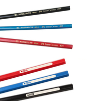 YOUYA DENTAL Marqueur intra-oral dentaire stérilisable pour la réparation de prothèses dentaires, crayon de traçage à mine rouge/bleue/noire, corps en bois