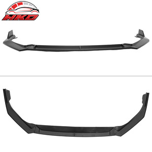 เหมาะสำหรับ Honda Civic 25-26 IKON V2 สไตล์สปอยเลอร์กันชนหน้าสีดำด้าน อะไหล่รถยนต์ อุปกรณ์ตกแต่งรถยนต์ - Product Image 5