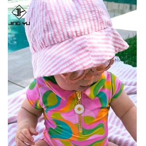 Maillots de bain assortis pour la famille 2023, protection UV, vêtements de plage pour enfants, maillots de bain pour enfants, fermeture éclair, une pièce pour filles - Product Image 5