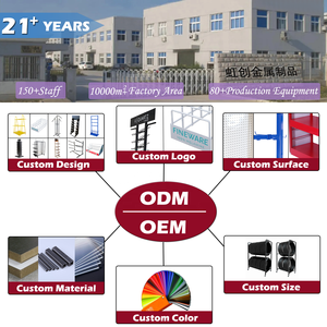 Tùy chỉnh hiện đại kim loại <span class=keywords><strong>Pegboard</strong></span> Rack hiển thị đứng cho showroom treo vườn nhà bếp công cụ điện phần cứng và phụ kiện điện thoại - Product Image 5