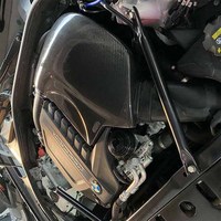 2012 - 2016 2013 2014 Kit d'admission d'air en fibre de carbone sèche N55 535i F10 pour BMW 535i 640I F12 Filtre de boîte d'admission d'air froid 3.0T