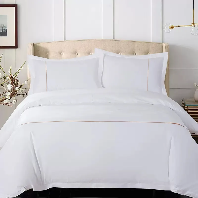 Seprai katun 100% seprai ekstra lebar, kain tekstil rumah untuk hotel kamar tidur
