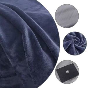 Couverture de mise à la terre conductrice 140*200cm en fibre d'argent, <span class=keywords><strong>drap</strong></span> de mise à la terre en flanelle douce <span class=keywords><strong>pour</strong></span> un meilleur sommeil - Product Image 3