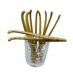 Pince alimentaire en bambou naturel Xianglong 17 cm, pince à thé, accessoires en céramique, biodégradable, durable pour la cuisine - Product Image 4