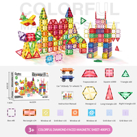 Onshine - Baldosas Magnéticas Coloridas de 5 cm, Baldosas de Construcción de Diamantes 3D para Niños, Certificadas por ASTM, CPC, CE y EN71
