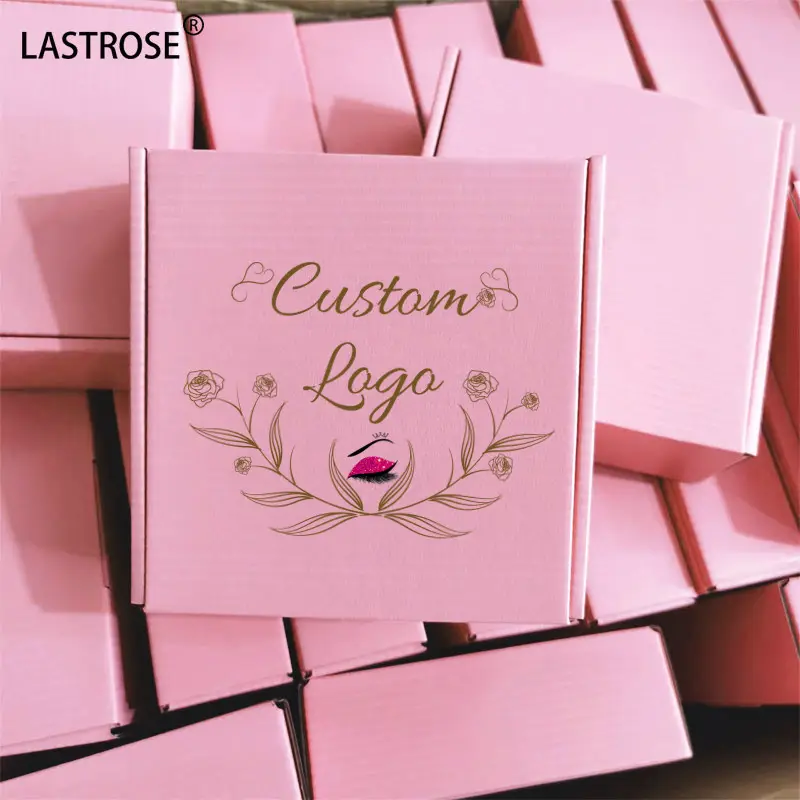 Make your own logo box packaging cardboard mailing shipping box manufacturers cosmetic skincare packaging mailing box