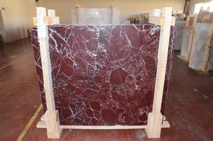 Rosso Levanto Azulejo de mármol Elazig Visne Turquía Rojo Blanco Fábrica de alto grado Proyecto de gama alta y lujo - Product Image 6