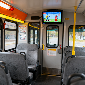 GD-2401 24 Inch 27 Inch Luchthaven Shuttle Bus Dak Bus Scherm Av/HD-MI Input Voertuig Lcd Video Scherm Bus Lcd Monitor - Product Image 6