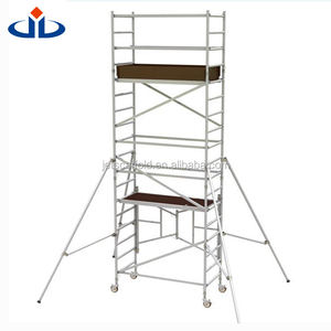 Échafaudage mobile en aluminium Layher, nouvelle conception, tour mobile en aluminium tubulaire avec roues flexibles - Product Image 5