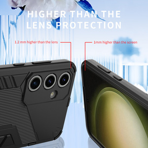 Étui antichoc avec support pour <span class=keywords><strong>Samsung</strong></span> S Series, pour <span class=keywords><strong>Samsung</strong></span> S24 FE S24 Ultra, coque de protection rigide avec design punk - Product Image 5