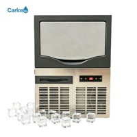 Machine à glaçons en cubes de haute qualité à installer sous le comptoir, prête à l'emploi pour les cafés, les bars et les commerces de boissons