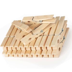 Pinzas de Ropa Mini Multifuncionales de Madera de Abedul de 9.8cm, Ecológicas y Duraderas, para Cocina, Sala de Estar y Uso en Exteriores, Venta al Por Mayor - Product Image 3