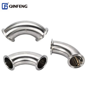 อุปกรณ์ข้อต่อท่อสเตนเลส90องศาสำหรับยึดข้อศอก316L สุขภัณฑ์ - Product Image 1