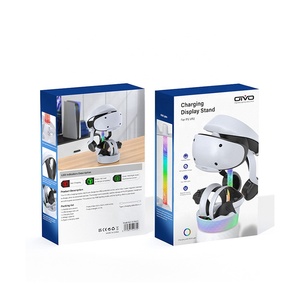 แท่นชาร์จอเนกประสงค์ RGB สีสันสดใสสำหรับ PS <span class=keywords><strong>VR2</strong></span> แท่นชาร์จแม่เหล็กพร้อมชั้นวางเก็บแว่นตา VR รุ่น IV-P5272 - Product Image 6