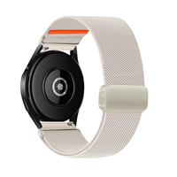 Bracelet de montre élastique magnétique en nylon tressé personnalisé 20 mm 22 mm, ajustement universel confortable, respirant, bracelet de montre élastique sport