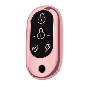 Huanyue Electric Vehicle Key Cover TPU 4 Buttons For Yadea Bikes Black Rubber Version - Product Image 1