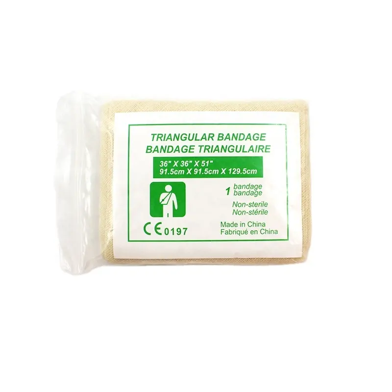 Wholesale Medical disposable Cotton triangular bandage triangular gauze triangular bandage