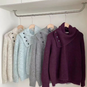 <span class=keywords><strong>Pull</strong></span> en maille épais et doux à <span class=keywords><strong>col</strong></span> <span class=keywords><strong>rond</strong></span> élégant pour <span class=keywords><strong>femme</strong></span>, collection automne-hiver 2026, en stock - Product Image 6