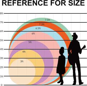 6FT personnalisé rond toile de <span class=keywords><strong>fond</strong></span> couverture personnalisé cercle <span class=keywords><strong>fond</strong></span> personnalisé <span class=keywords><strong>carton</strong></span> toile de <span class=keywords><strong>fond</strong></span> couverture <span class=keywords><strong>fond</strong></span> pour décor de mariage - Product Image 3