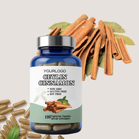 Complément alimentaire pour adultes : Capsules de cannelle de Ceylan pour soutenir le système immunitaire et favoriser les extraits de plantes – Capsule OEM