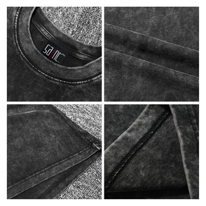 Áo thun nam cổ tròn kiểu Mỹ cổ điển <span class=keywords><strong>NIRVANA</strong></span>, chất liệu dày dặn 300 gram, thiết kế vintage, phong cách retro, đã qua xử lý làm cũ, kiểu dáng nhỏ gọn. - Product Image 3