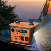 Générateur de station d'alimentation portable 1200W 1080Wh, station d'alimentation portable pour le camping, pour l'alimentation en énergie d'urgence en extérieur