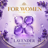 Lessive en dosettes adoucissante et perles parfumées longue durée, spécialement formulées pour les vêtements féminins Tgide